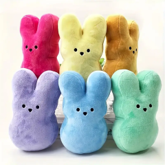 Purple Bunny Easter Stuffed Animal Doll Soft Polyester Pillow with PP Cotton Gift for Kids,KingKong Toys