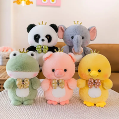 Various Animal Soft Plush Dolls Birthday Day Gifts Elephant Panda Pig Stuffed Toys Filled with PP Cotton,KingKong Toys
