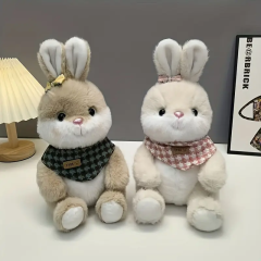 Wholesale Custom Plush Little Rabbit 20cm Cute Stuffed Animal Short Ear Rabbit Toy,KingKong Toys