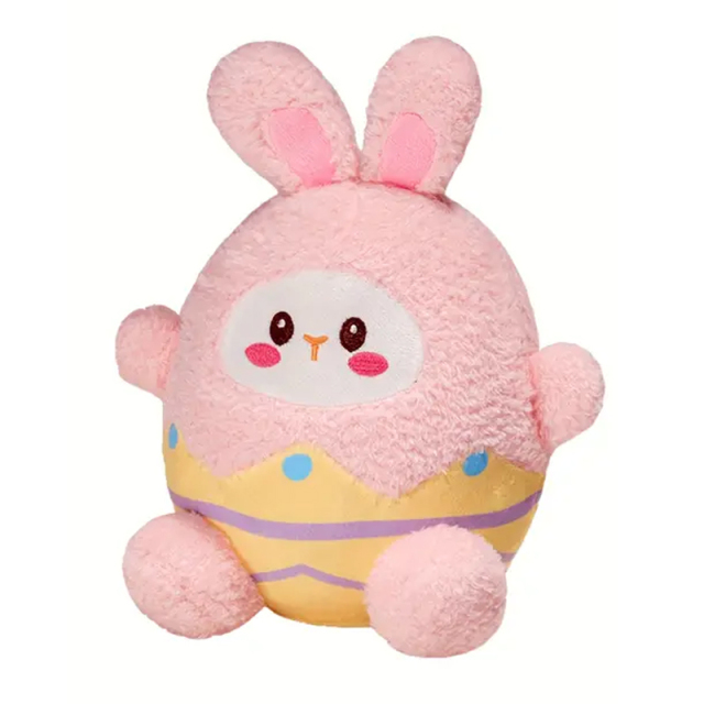 Easter Egg Rabbit Doll Plush Toys Pink Stuffed Plush Toy Super Cute Rabbit for Holiday Gifts,KingKong Toys