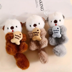 Plush Keychains Toys Small Otter Stuffed Animals Toy Custom Cute Decorations Keychain,KingKong Toys