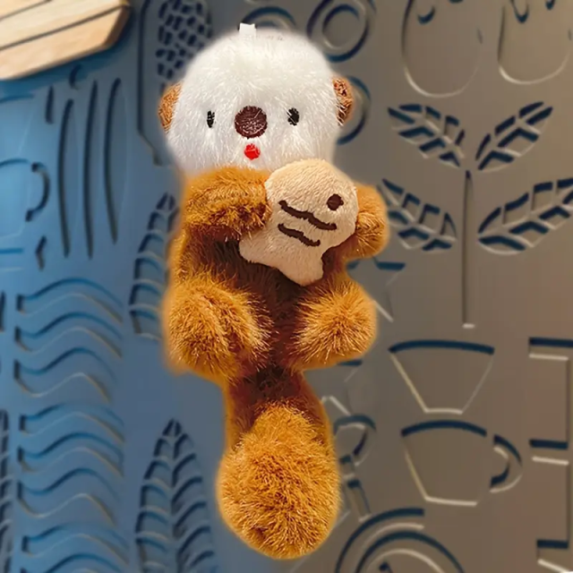 Plush Keychains Toys Small Otter Stuffed Animals Toy Custom Cute Decorations Keychain,KingKong Toys