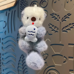 Plush Keychains Toys Small Otter Stuffed Animals Toy Custom Cute Decorations Keychain,KingKong Toys