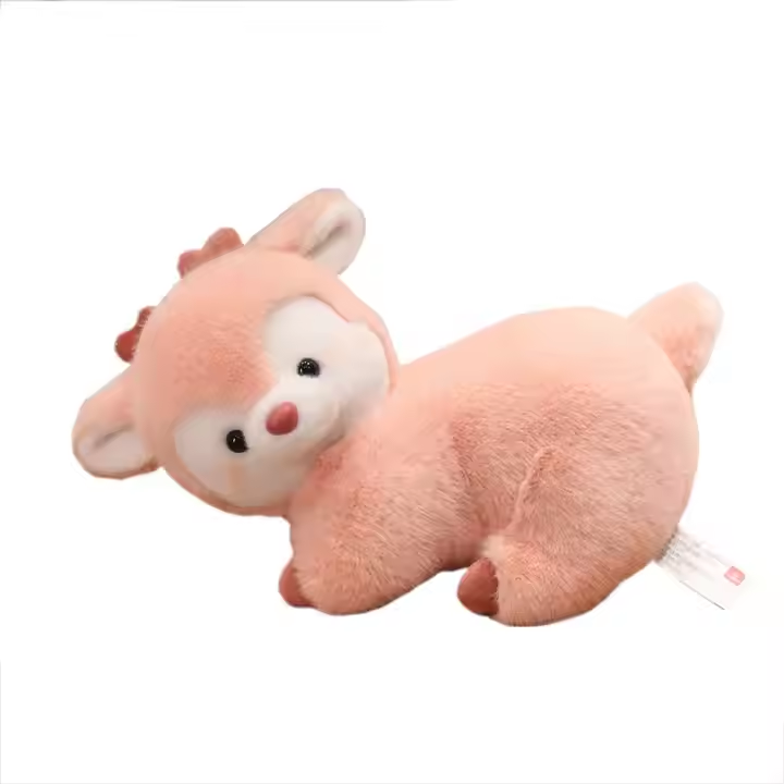 Kawaii Christmas Plush Soft Deer Cute Toys Christmas Gift Plushie Stuffed Animal Deer,KingKong Toys