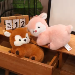 Kawaii Christmas Plush Soft Deer Cute Toys Christmas Gift Plushie Stuffed Animal Deer,KingKong Toys