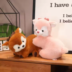 Kawaii Christmas Plush Soft Deer Cute Toys Christmas Gift Plushie Stuffed Animal Deer,KingKong Toys