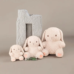 White Little Cute Animal Plush Toys Stuffed Rabbit Compact Short Plush Customizable Plushies for Kids,KingKong Toys