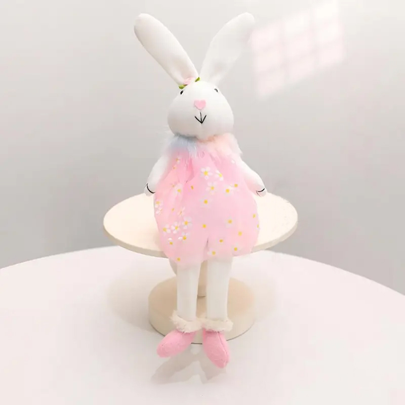Slim Rabbit Plush Toys Long Leg Plush Toy Custom Colour Cute Plushies for Holiday Gifts,KingKong Toys