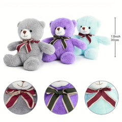Festival Gift Plush Bear 12 Inch 30cm Plush Toys Manufacturer Stuffed Animal Toy Super Soft,KingKong Toys