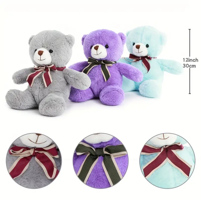 Festival Gift Plush Bear 12 Inch 30cm Plush Toys Manufacturer Stuffed Animal Toy Super Soft,KingKong Toys