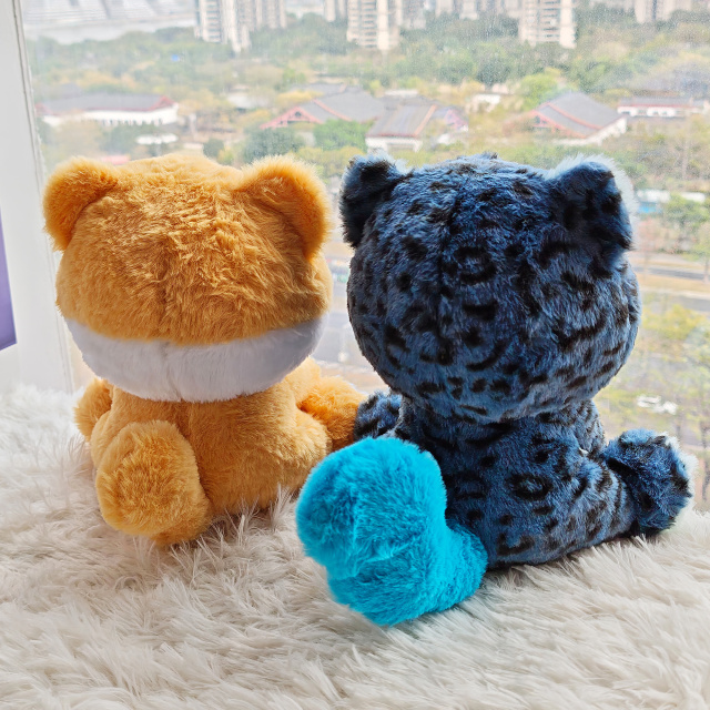 Tiger Plush Yellow Mascot Branded Original Animal Toys Plush Custom Toys for Kids Gift,KingKong Toys