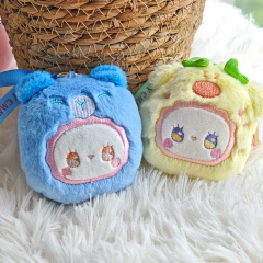 PuPu Panda Zoo Series Scented Plush Keychain Bag Charm Popular Blind Box Plushes,KingKong Toys