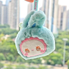 PuPu Panda Zoo Series Scented Plush Keychain Bag Charm Popular Blind Box Plushes,KingKong Toys