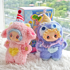 In Stock Lovely Emma Flavor Twist Series Blind Boxes Kawaii Vinyl Plush Face Doll 6PCS/Box Toys,KingKong Toys