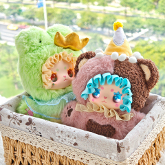 Original LOVELY EMMA Strange Flavor Party Series Mystery Blind Box Kawaii Plush Keychains Toys,KingKong Toys