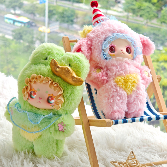 Original LOVELY EMMA Strange Flavor Party Series Mystery Blind Box Kawaii Plush Keychains Toys,KingKong Toys