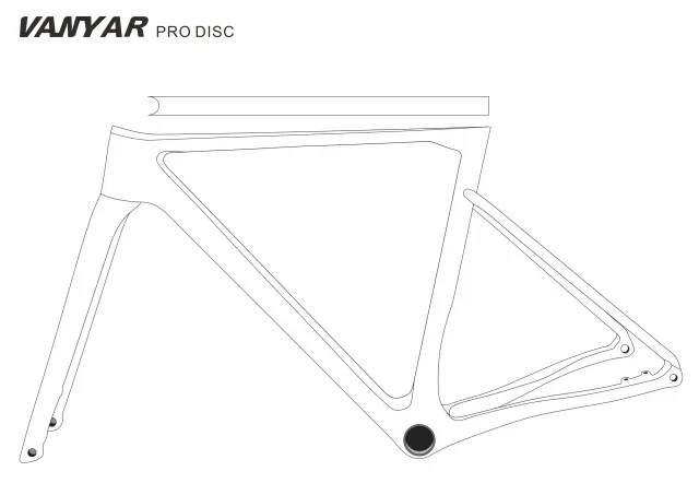 UCI Approved, ELVES Vanyar Pro Disc Road Framesets, Superlight  Full Carbon Disc Road Frame