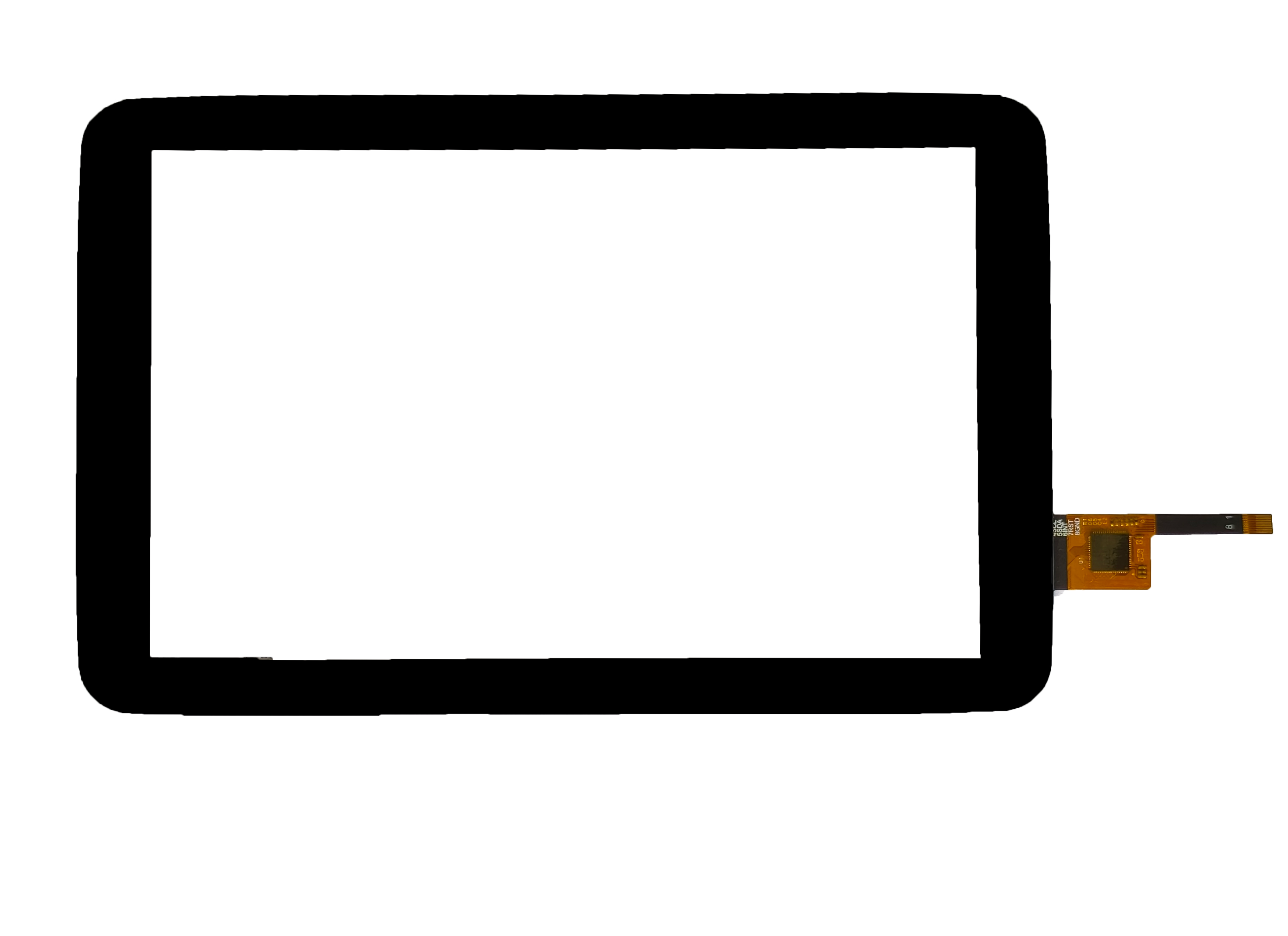 8-inch capacitive touch screen