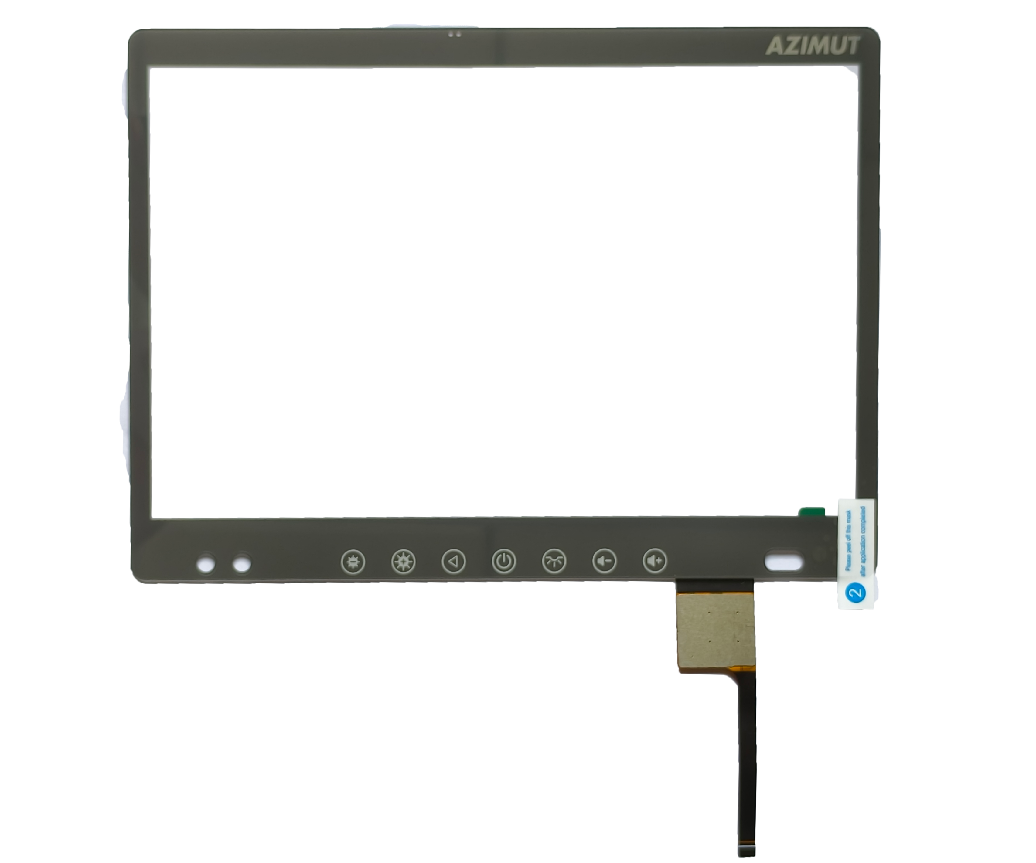 10.1 inch capacitive touch screen