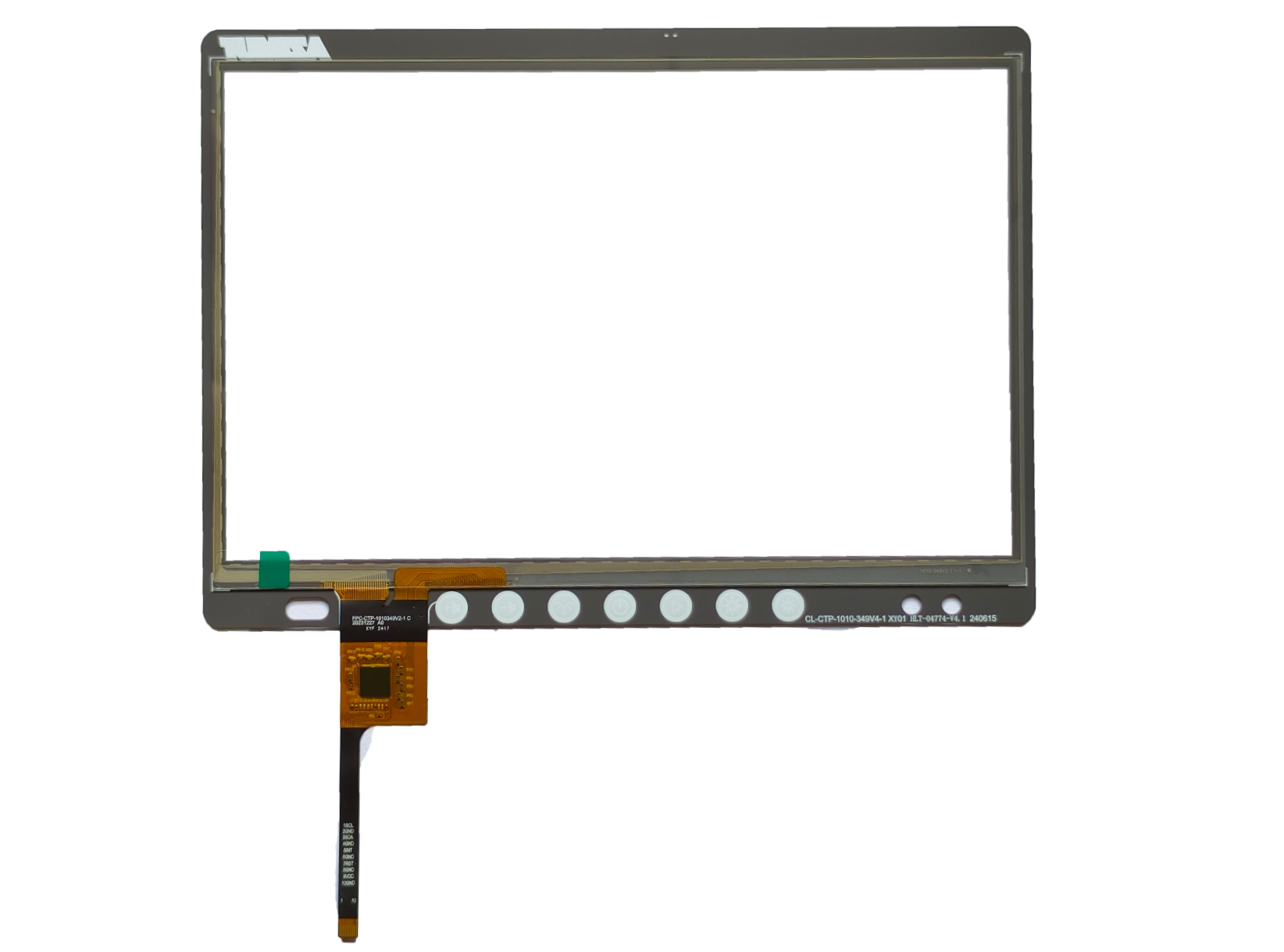 10.1 inch capacitive touch screen
