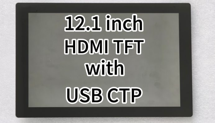 12.1 inch HDMI interface LCD -display assembly