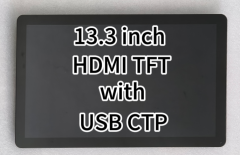 13.3 inch HDMI interface LCD -display assembly