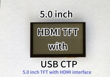 5.0 inch HDMI interface LCD -display assembly