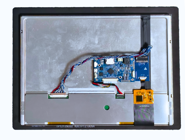 12.1 inch HDMI interface LCD display assembly