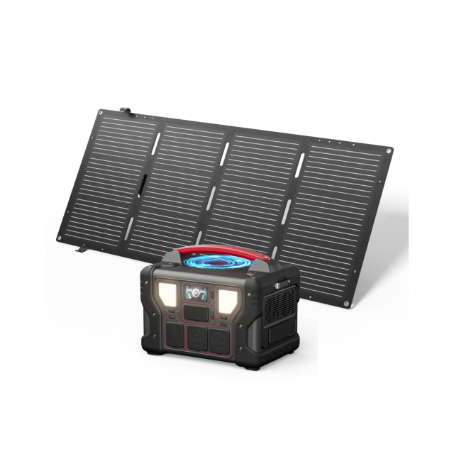 Portable Solar Powered Generator with Solar Panel, 1200W Power Station B1200PRO with Solar Panel 100W, 1008Wh LiFePO4 Battery Powered Generator (B1200PRO Portable Power Station)