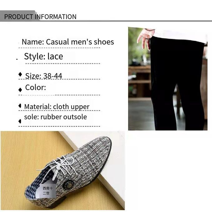 British Pointed Leather Shoes Trend Men's Shoes Breathable Cloth