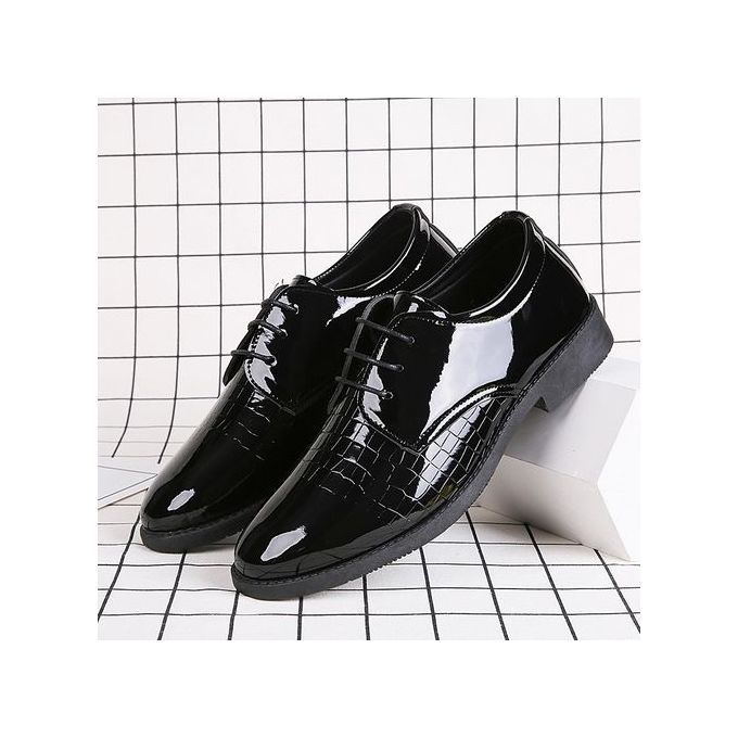 Fashion Formal Leather Shoes - Black