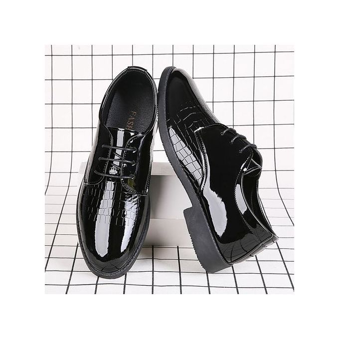 Fashion Formal Leather Shoes - Black