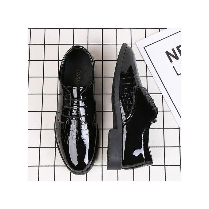 Fashion Formal Leather Shoes - Black