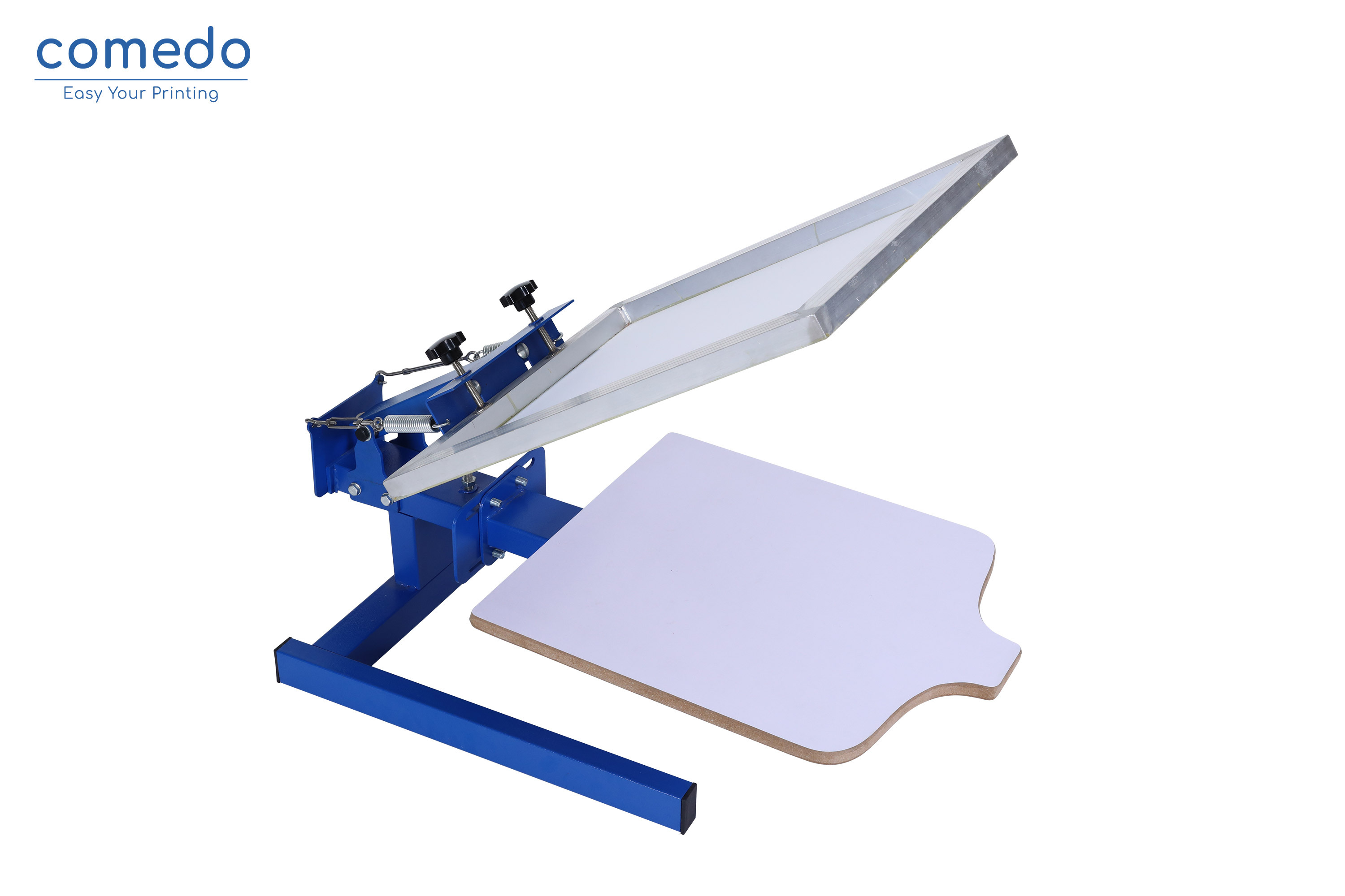 Single color T- shirt 1 color 1 station screen printing machine manual