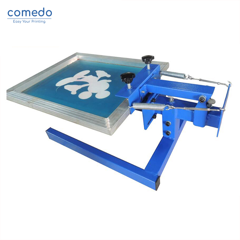 Single color T- shirt 1 color 1 station screen printing machine manual