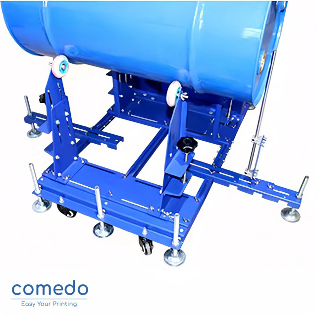 Comedo Large round bucket silk printing machine manual cylinder screen printer