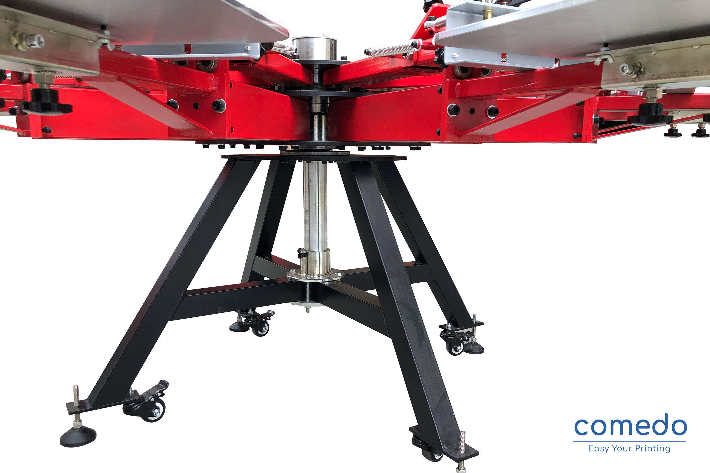 Micro Registration 12 Color 12 Station Aluminum Tshirt Silk Screen Printing Machine Press