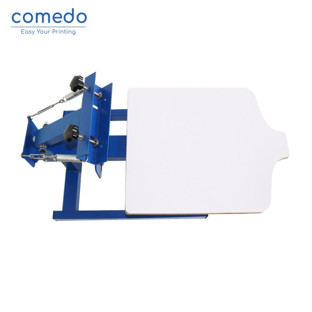 Single color T- shirt 1 color 1 station screen printing machine manual
