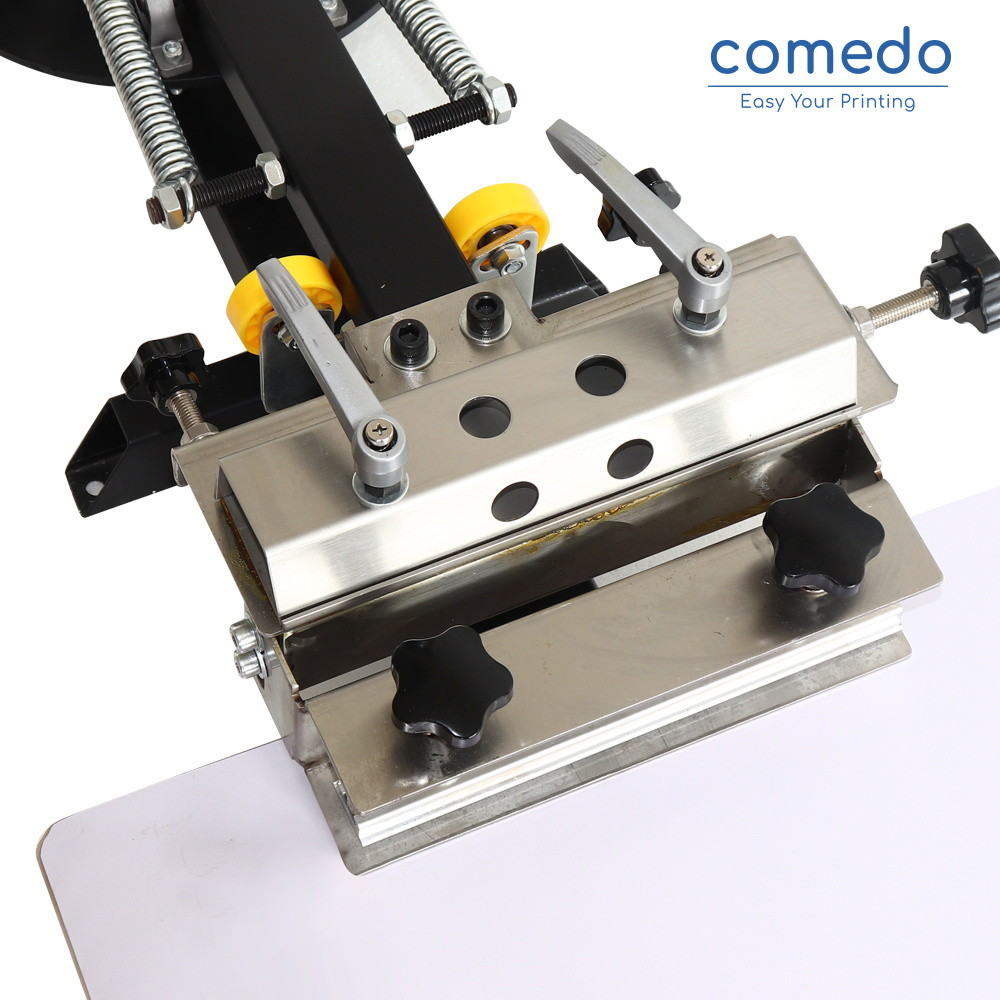 Comedo  factory price 4 Color 1 Station Silk Screen Printing NS401-EAS Press machine