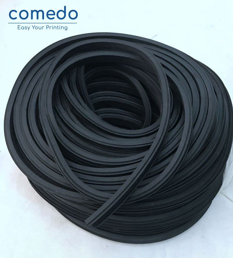Screen printing rubber blanket for exposure machine