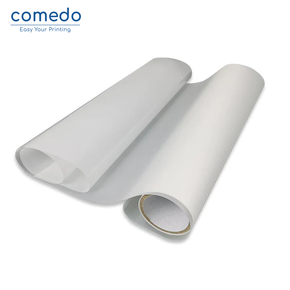 Clear matte Cold Hot Peel 10 micron Pet Release Heat Transfer Film For Pet Film Transfer Screen Printing