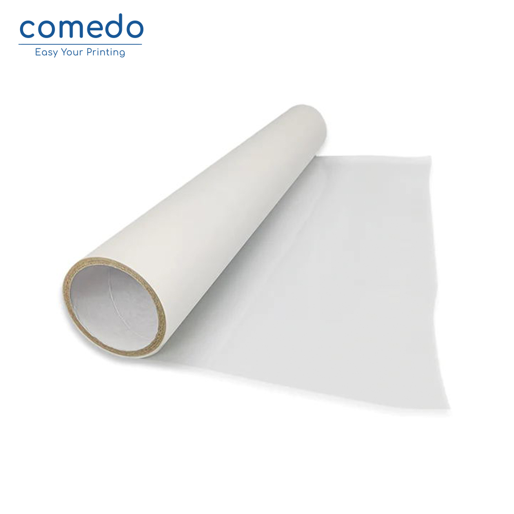 Clear matte Cold Hot Peel 10 micron Pet Release Heat Transfer Film For Pet Film Transfer Screen Printing