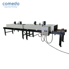Screen printing tunnel dryer