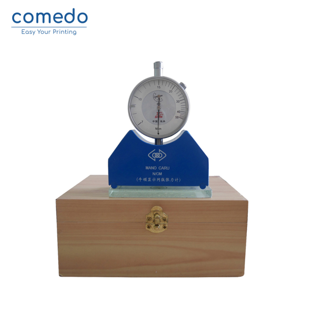 Screen printing tension meter