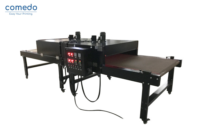 Screen printing tunnel dryer