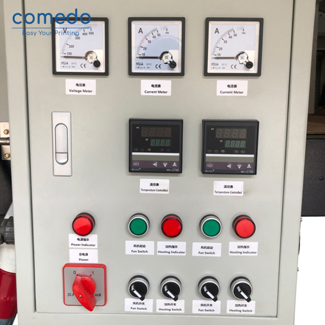 Screen printing tunnel dryer