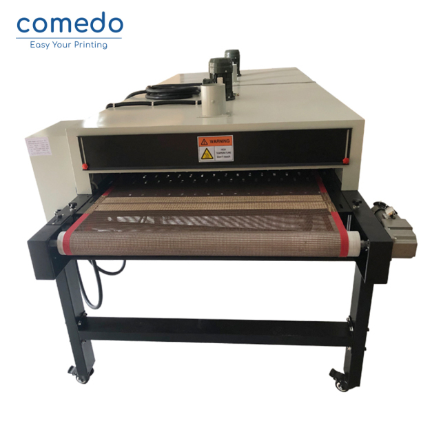 Screen printing tunnel dryer