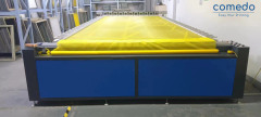 Precision electric mesh stretching machine