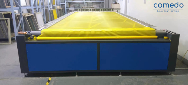 Precision electric mesh stretching machine