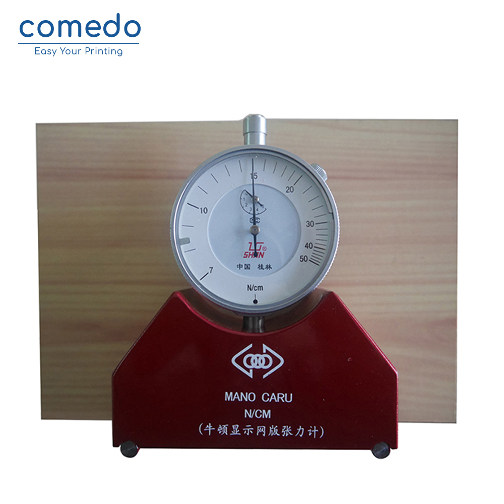 Screen printing tension meter